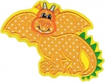 Applikation S��er Drache in gelb