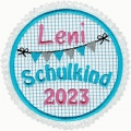 Applikation / Aufnher  Schulkind 2023 und Wunschname