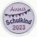 Applikation / Aufnher  Schulkind 2023 und Wunschname